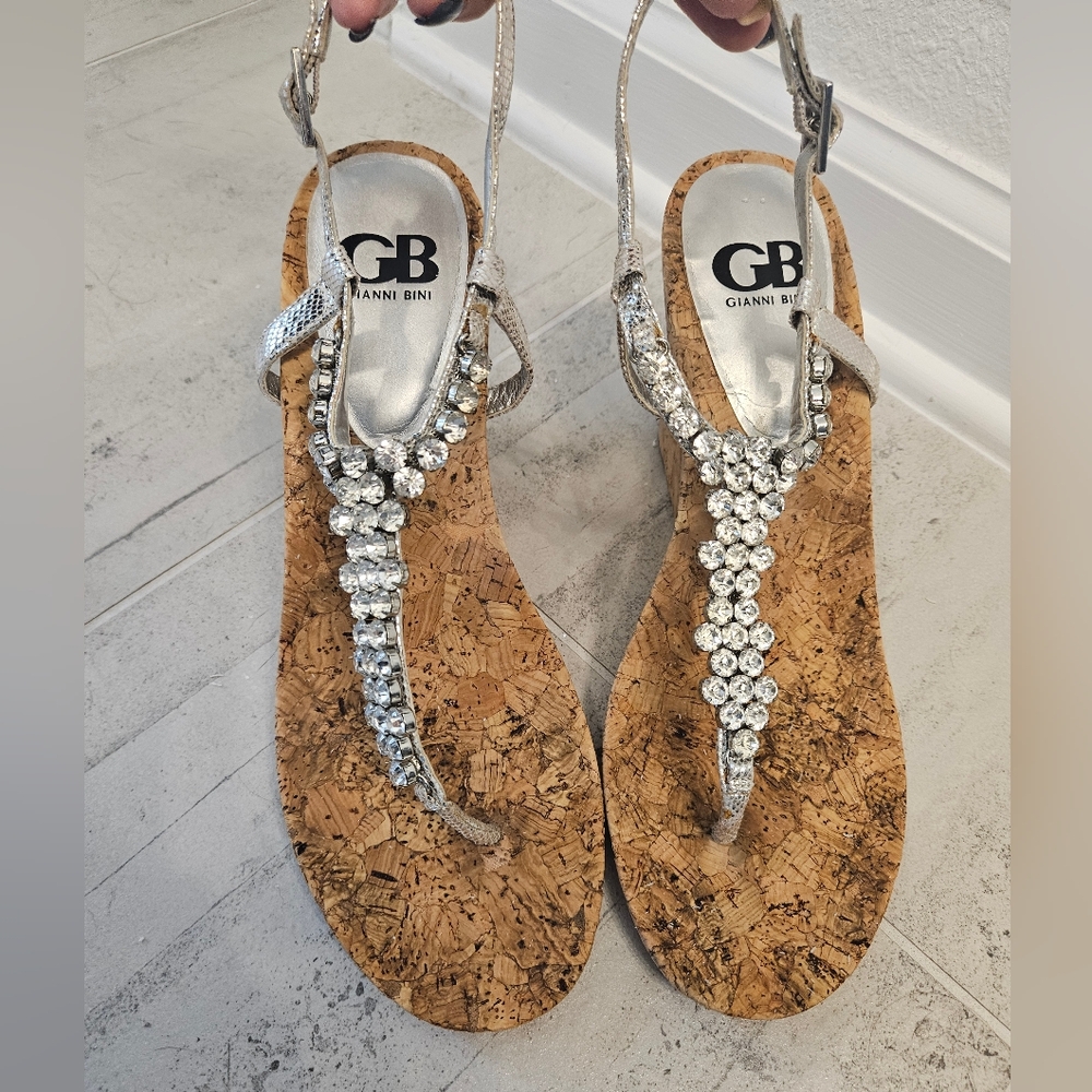 Gianni Bini Sparkle Wedges